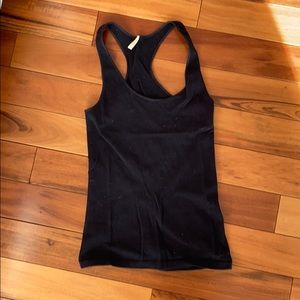 Black tank top